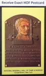 W.A. "CANDY" CUMMINGS Hall-of-Fame Plaque Postcard _ Receive Exact Postcard