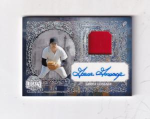 2025 GOOSE GOSSAGE LEAF BRONX LEGACY GU JERSEY RELIC & AUTO 3/4 NEW YORK YANKEES