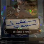 Johnny Damon Blue Ice TRADITION AUTO 2025 Leaf Season in the Sun T-JD1 2 of 4