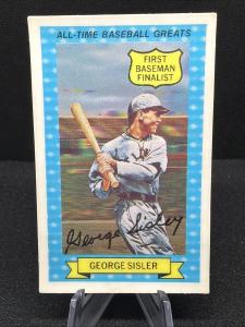 1970 ROLD GOLD PRETZEL 3-D ALL-TIME GREATS GEORGE SISLER 5 EX NO CRACKS
