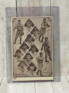 Bill Dickey Red Ruffing Pennock 3 1/2” x 5 1/4” SH82 Cleveland Indians