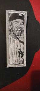 Casey Stengel 2025 Museum Collection Canvas Murals Sketch Book Juan Rosales 1/1
