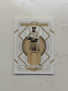 2021 National Treasures Rogers Hornsby Bat Relic /10 St. Louis Cardinals