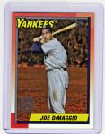 2025 Topps Update Series Serial 7 /25 1990 Topps Joe DiMaggio U90-39 NY Yankees