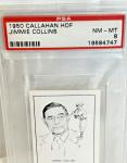 Jimmie Collins 1950 Callahan Hof Psa 8 