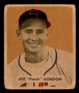 1949 BOWMAN #210 JOE GORDON INDIANS VG SET BREAK 549084 (KYCARDS)