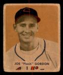 1949 BOWMAN #210 JOE GORDON INDIANS VG SET BREAK 549084 (KYCARDS)