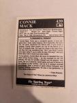 Connie Mack 1992 Conlon Collection Sports Card #439