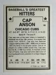 1982 TCMA Greatest Hitters #27 Cap Anson