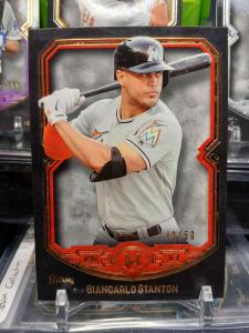 2017 Topps Museum Collection - Giancarlo Stanton #17 Ruby Red 40/50