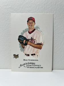 2008 Topps Allen & Ginter #297 Max Scherzer Rookie (RC) Diamondbacks - QTY