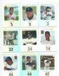 NOLAN RYAN GEORGE BRETT BABE RUTH REFRACTOR 2001 TOPPS TRIBUTE SET YOU PICK HOF