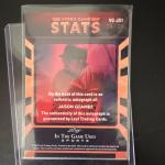 Leaf In The Game Used Sports Video Game Stats Jason Giambi Autograph VG-JG1