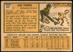 1963 Topps #347 Joe Torre