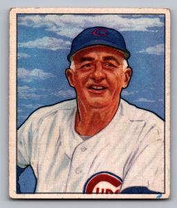 1950 BOWMAN #229 FRANKIE FRISCH CUBS NO COPYRIGHT