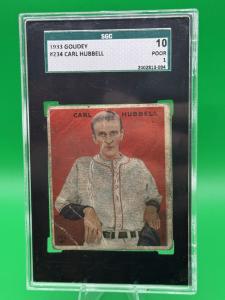 1933 Goudey - R319 Carl Hubbell #234 SGC 1 (MLB Hall Of Famer)