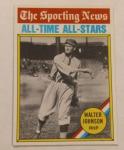 1976 Topps Walter Johnson #349 Washington Senators Sporting News All-Stars