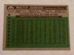 1976 Topps Walter Johnson #349 Washington Senators Sporting News All-Stars