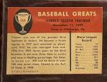 1961 Fleer Baseball Greats - Pie Traynor #144