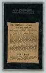 1940 Playball Tris Speaker Card #170 SGC 7