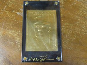 1995 Gold Foil Walter Johnson Legends Card #GL5