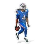 James Cook Buffalo Bills Glossy Sticker Vinyl Laminate, Self Adhesive