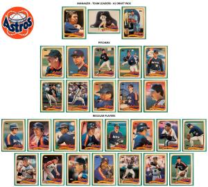 Topps Baseball Card Team Sets - Houston Astros - 1978 Thru 2025