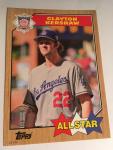 2017 Topps 1987 Parallel Jumbo 5x7 Clayton Kershaw Dodgers AS 120 #’d /49