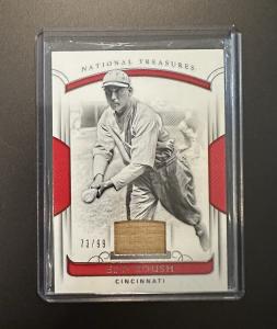 2018 Panini National Treasures Edd Roush Game-Used Memorabilia Bat #73/99