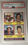 1976 Topps Willie Randolph Rookie RC Infielders #592 Graded PSA 7 NM MINT
