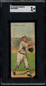 1911 Mecca T201 Mecca Double Folders x Zack Wheat & William Bergen  ~ SGC 1