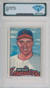 1951 Bowman BOB FELLER #30 💎 DSG 1 Poor