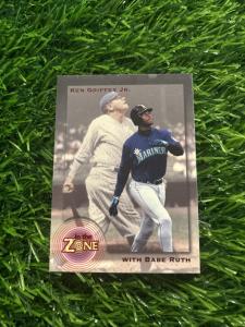 Ken Griffey Jr 1995 Megacards Promotional  Babe Ruth In The Zone Mariners A95