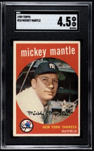 1959 Topps - Mickey Mantle #10 SGC 4.5