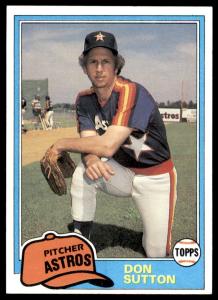 1981 Topps Traded #839 Don Sutton Astros