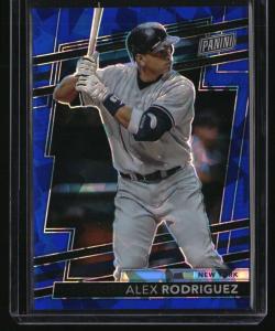 2024 Panini NSCC VIP Party Alex Rodriguez Blue Cracked Ice 026/124 #51