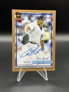 Andy Pettitte 2026 Topps Series 1 1991 Topps Gold Border On Card Auto /50