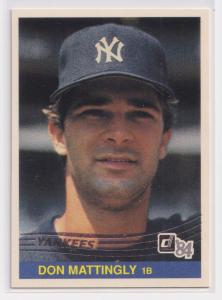1994 Donruss 1984 Commemorative Edition Don Mattingly #8