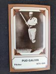 1975 Fleer Pioneers of Baseball Card # 11 Pud Galvin - Pittsburgh Allegheny (NM)