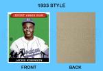 Jackie Robinson Custom Made Art Card Brooklyn Dodgers 33-GSK-JR-1