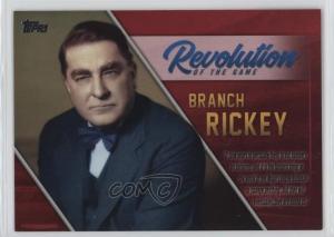 2019 Topps Revolution of the Game Red 1/10 Branch Rickey #REV-10 HOF 13iq