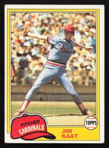 1981 Topps #563 Jim Kaat St. Louis Cardinals **OC** QTY