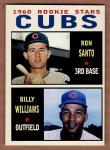 Ron Santo & Billy Williams '60 Chicago Cubs rookie stars Pastime #7 NM+ cond.