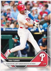 2025 Topps NOW Trea Turner Phillies Card #571