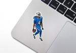 James Cook Buffalo Bills Glossy Sticker Vinyl Laminate, Self Adhesive