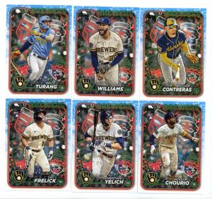 2024 Topps Holiday Milwaukee Brewers Team Set