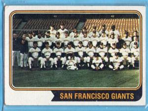 1974 Topps Baseball Team Cards Collection