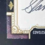2007 SP Legendary Cuts Stan Coveleski Inside the Numbers 43/72 Auto Indians
