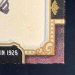 2007 SP Legendary Cuts Stan Coveleski Inside the Numbers 43/72 Auto Indians