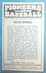 1975 FLEER Insert #3 BUCK EWING (and Mascot) PIONEERS OF BASEBALL FREE SHIPPING!